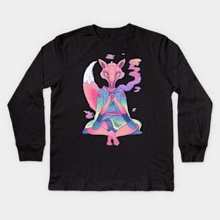 Fox Spirit Kids Long Sleeve T-Shirt